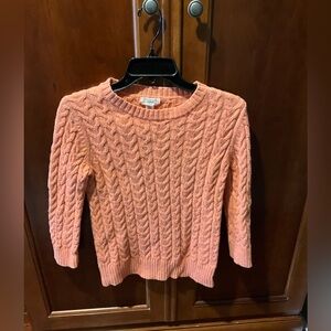 Land Ends Canvas Women's Cable Knit Sweater Size XSmall